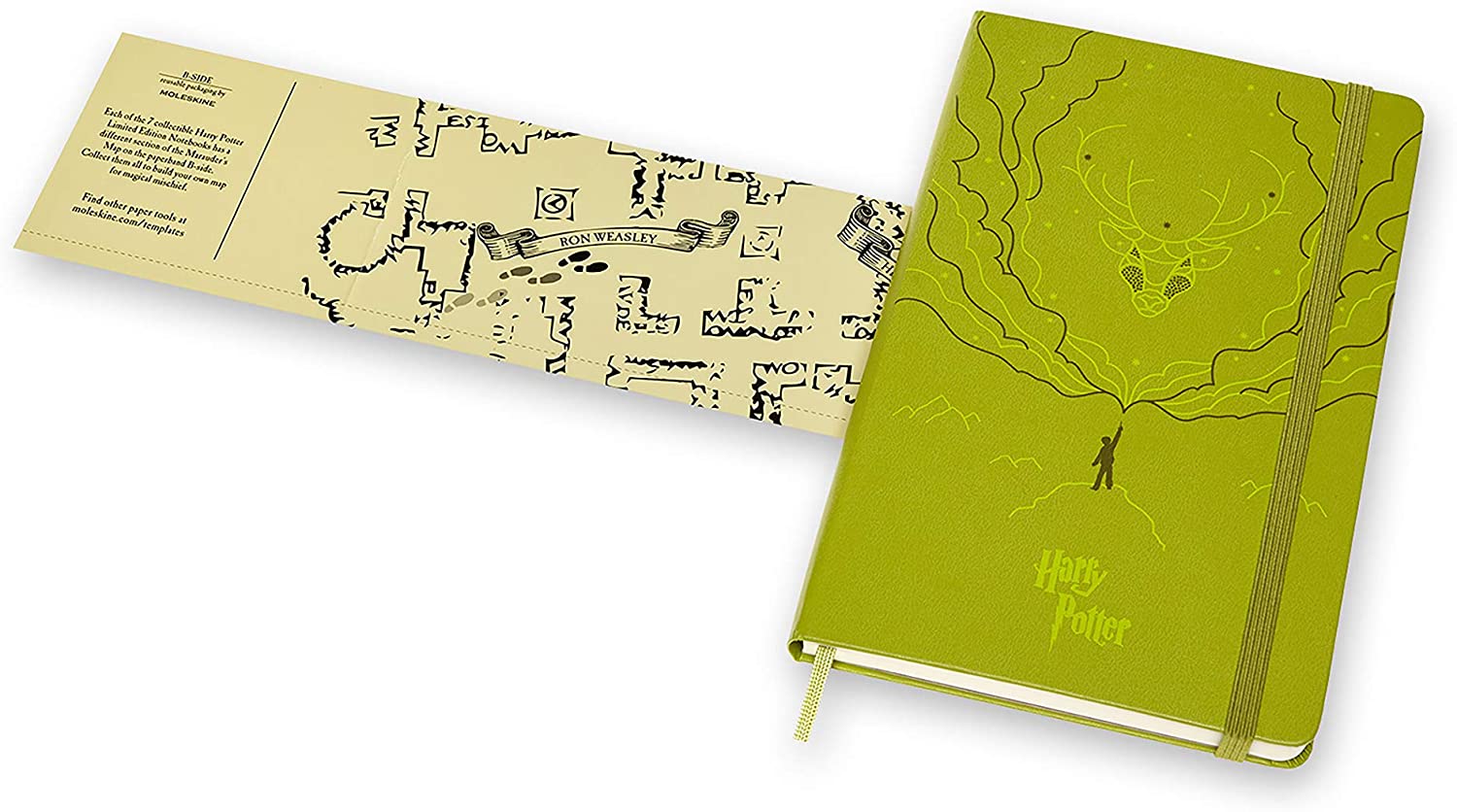 Notatbok Moleskine LE Hard L - Linjert Harry Potte