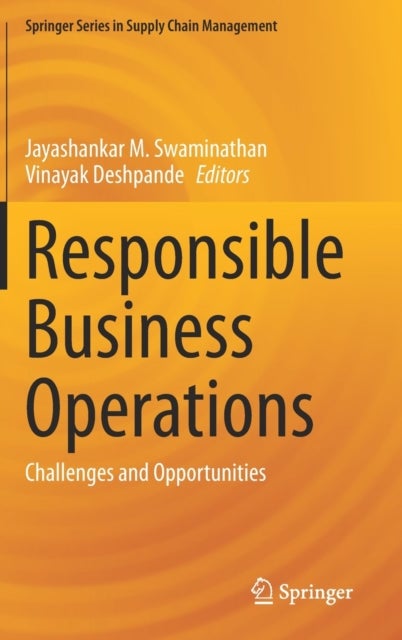 Responsible Business Operations - Challenges and Opportunities