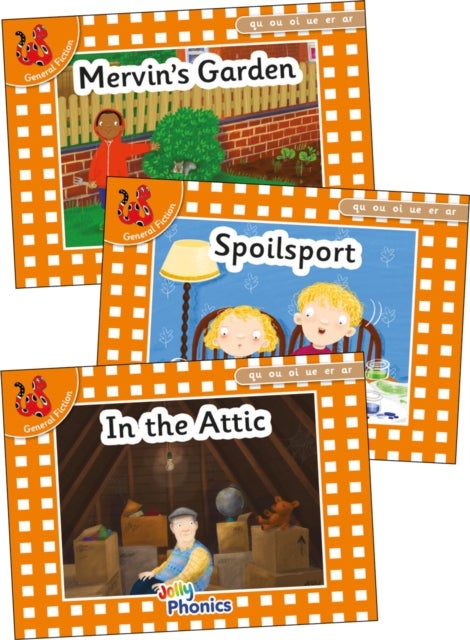 Jolly Phonics Orange Level Readers Set 7 - in Precursive Letters (British English edition)