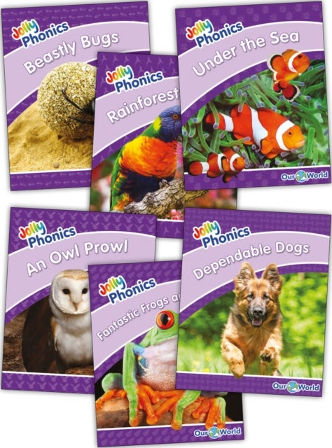 Jolly Phonics Readers Level 5, Our World - In Precursive Letters (British English edition)