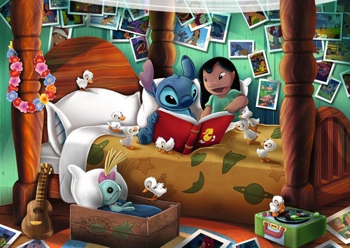 Puslespill 1000 Lilo Stitch Ravensburger