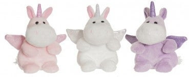 Teddy Fantasi Beanies Enhjørning 12 Cm