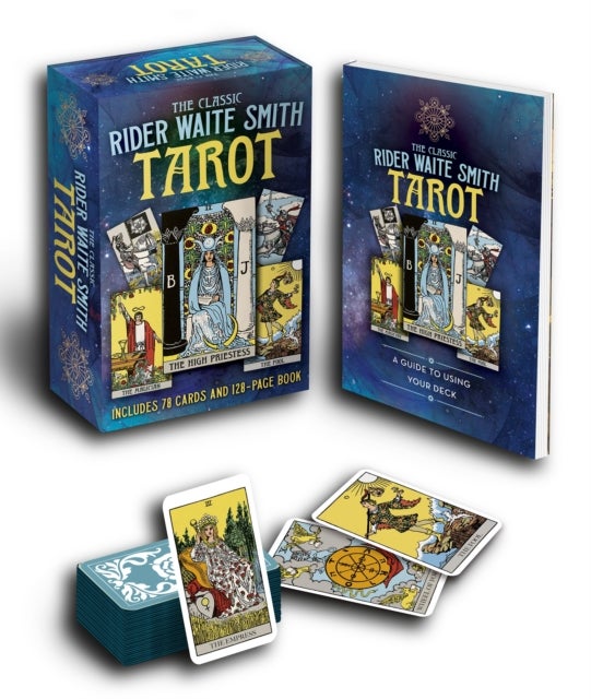 The Classic Rider Waite Smith Tarot Book & Card Deck - Includes 78 Cards and 128-Page Book