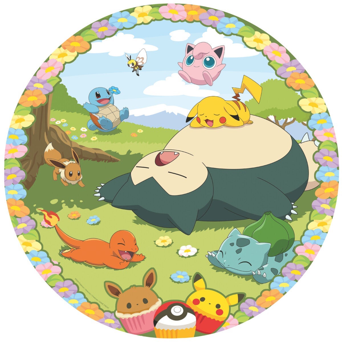 Puslespill 500 Blomstrende Pokemon Ravensburger