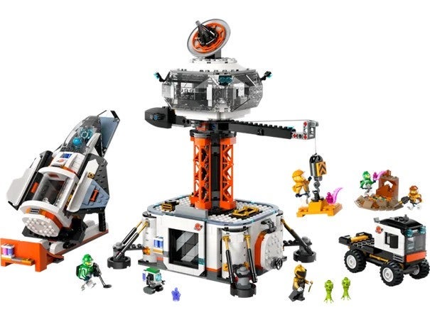 Lego Rombase og utskytningsrampe for rakett 60434