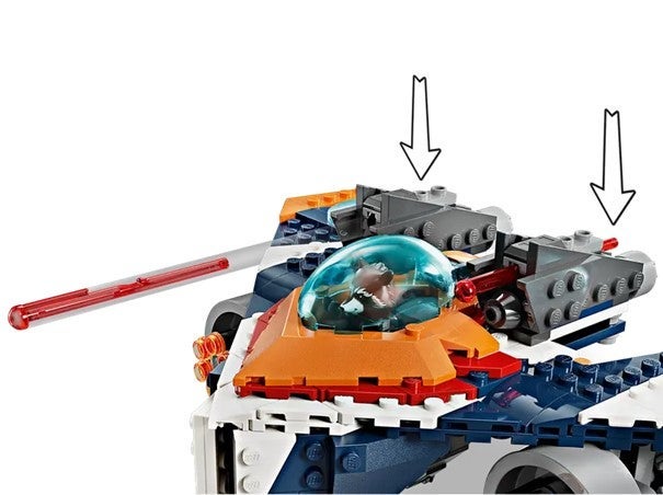 Lego Rockets Warbird mot Ronan 76278