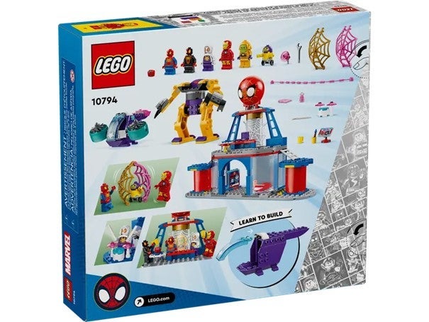 Lego Team Edderkoppens spindelvev-hovedkvart 10794