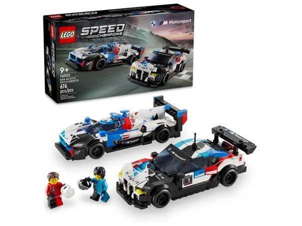 Lego BMW M4 GT3 & BMW M Hybrid V8-racerbil 76922