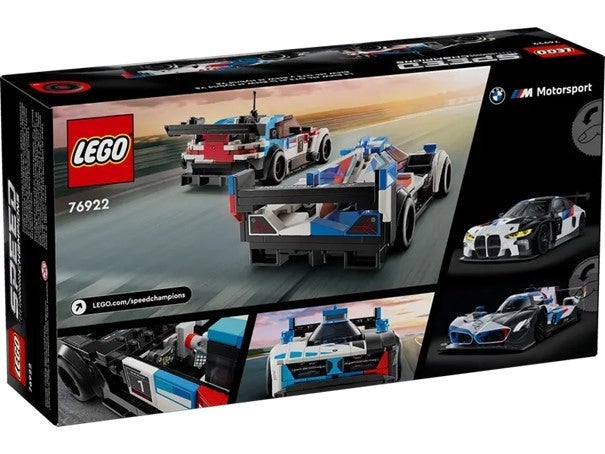 Lego BMW M4 GT3 & BMW M Hybrid V8-racerbil 76922