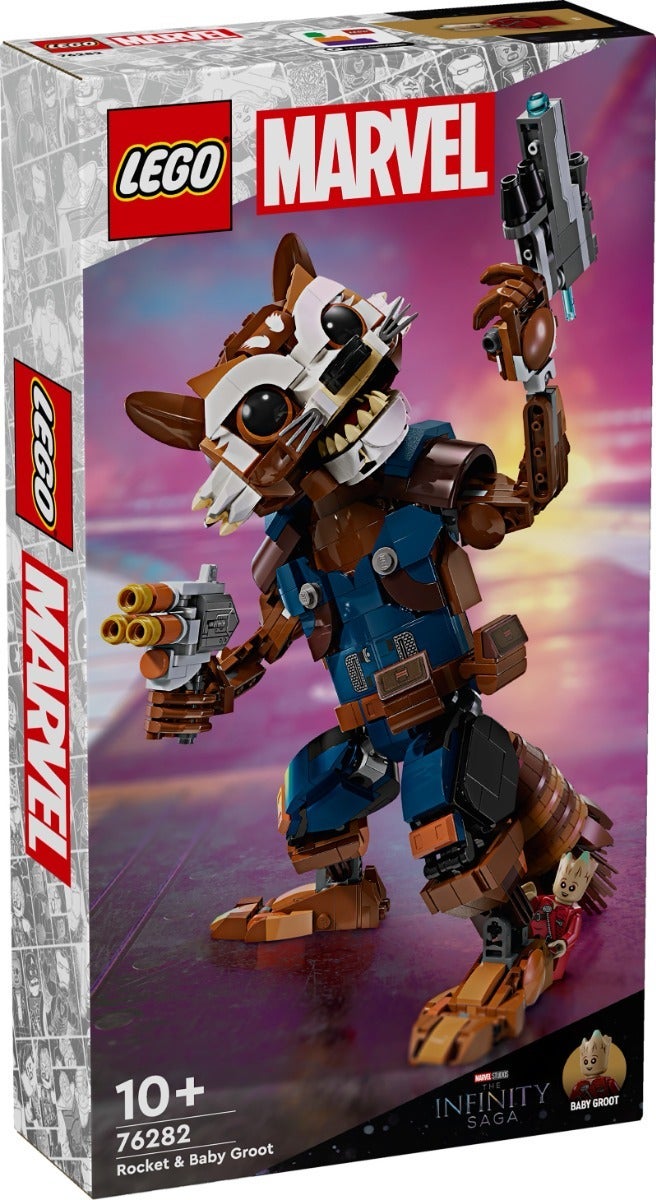 Lego Rocket og Groot som liten 76282