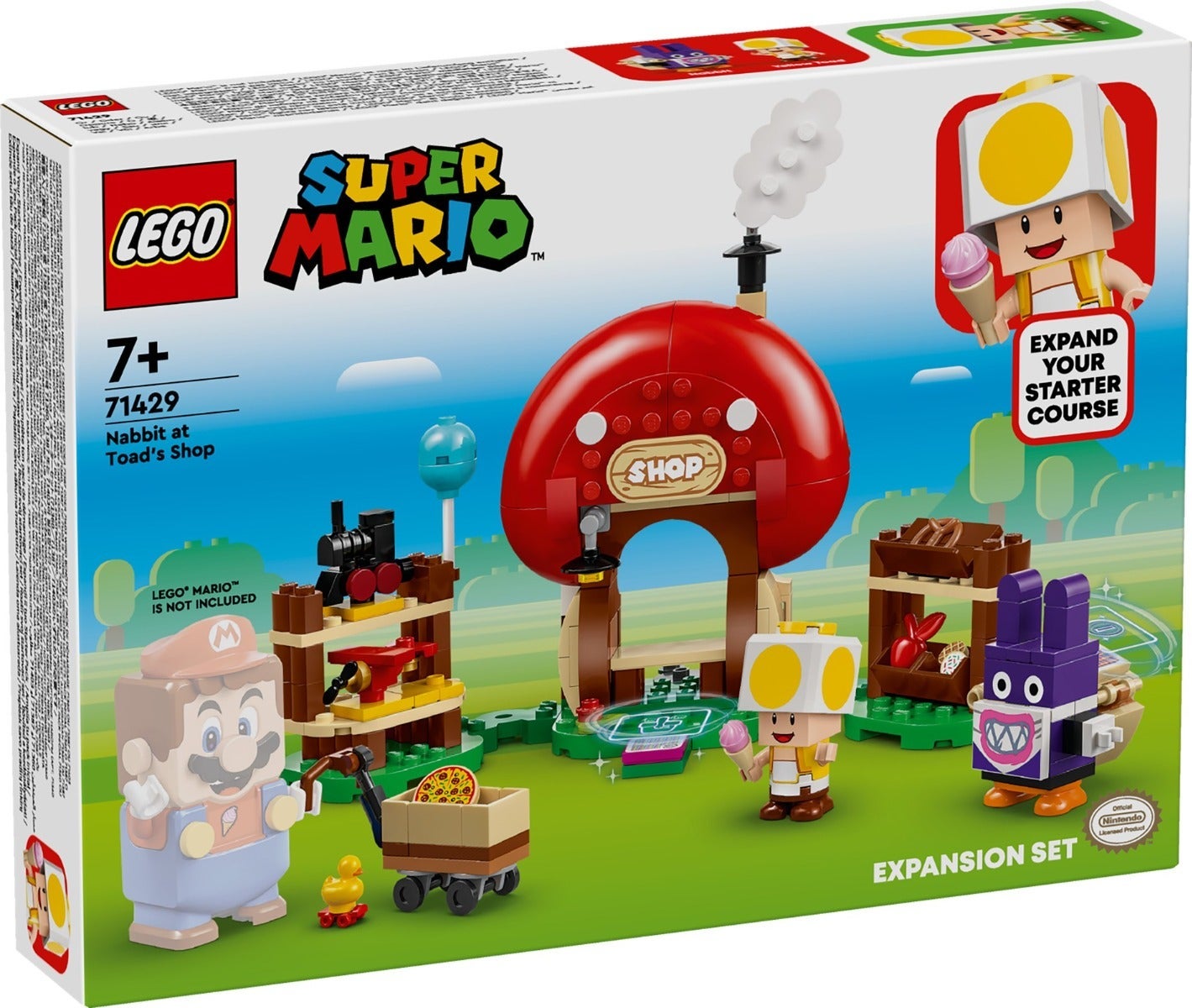Lego Ekstrabanesettet Nabbit besøker Toads 71429