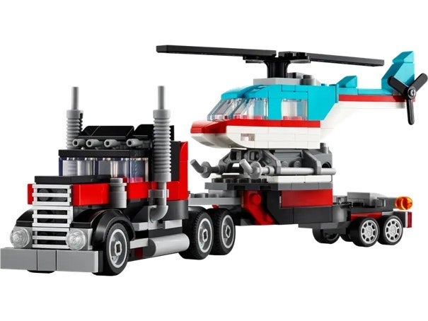 Lego Trailer med helikopter 31146