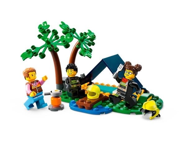 Lego Firehjulsdrevet brannbil m/redningsbåt 60412