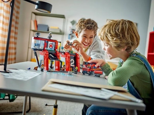 Lego Brannstasjon med brannbil 60414