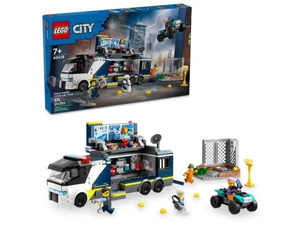 Lego Politiets mobile etterforskningslab 60418