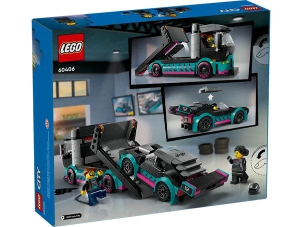 Lego Racerbil og transporttrailer 60406