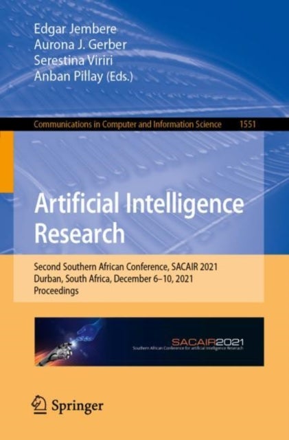 Artificial Intelligence Research - Second Southern African Conference, SACAIR 2021, Durban, South Africa, December 6–10, 2021, Proceedings