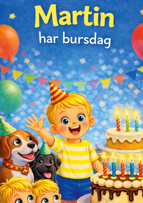 Martin har bursdag - en bildebok