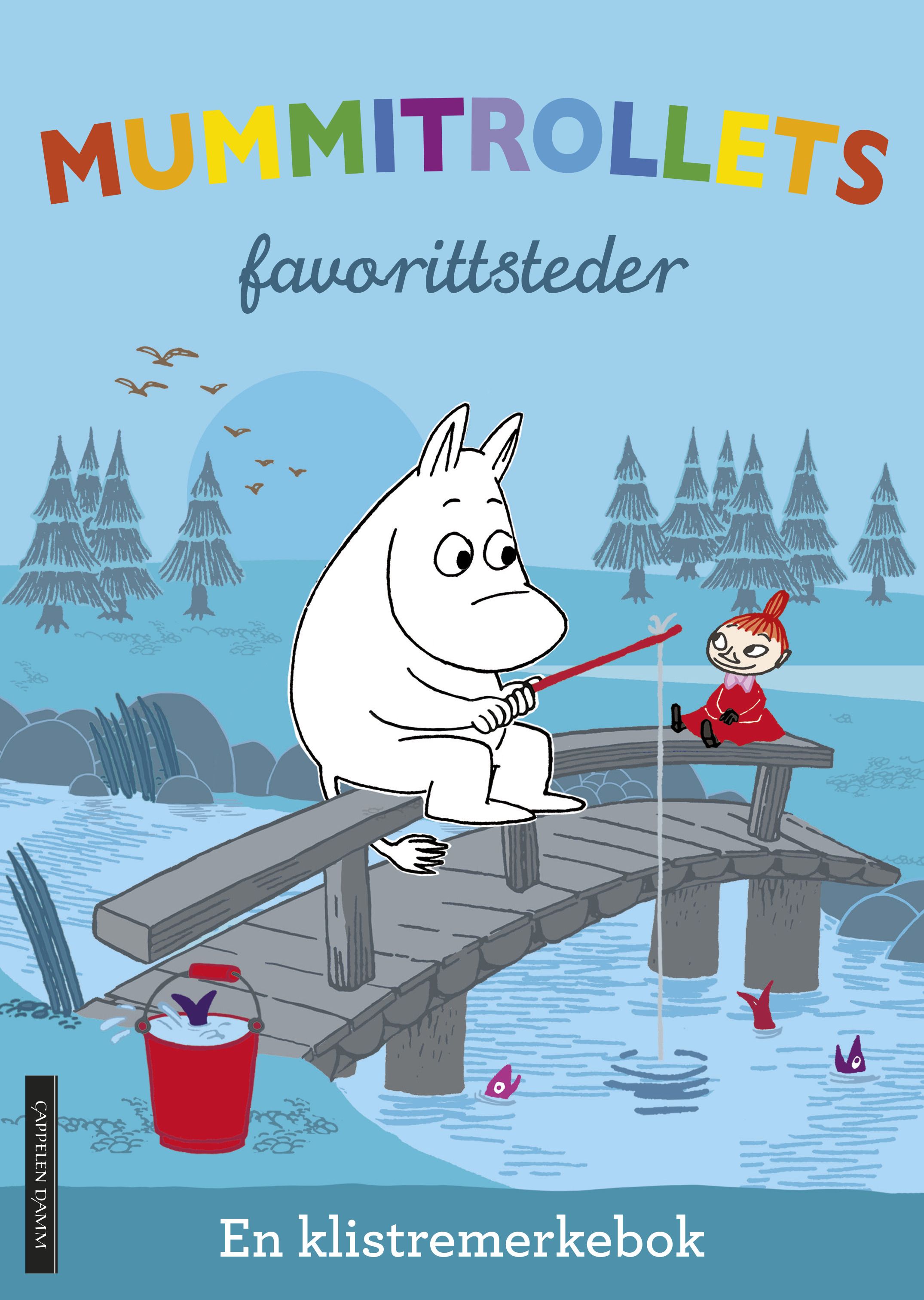 Mummitrollets favorittsteder - en klistremerkebok