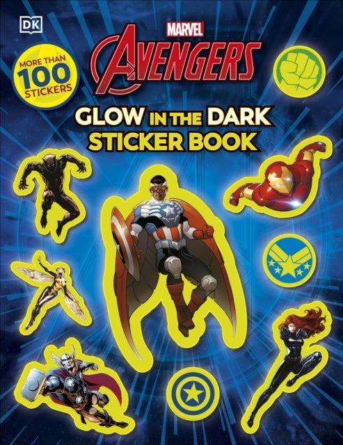Marvel Avengers Glow in the Dark Sticker Book - With More Than 100 Stickers
