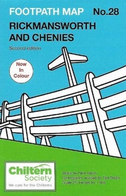 Footpath Map No. 28 Rickmansworth and Chenies - Second Edition - In Colour