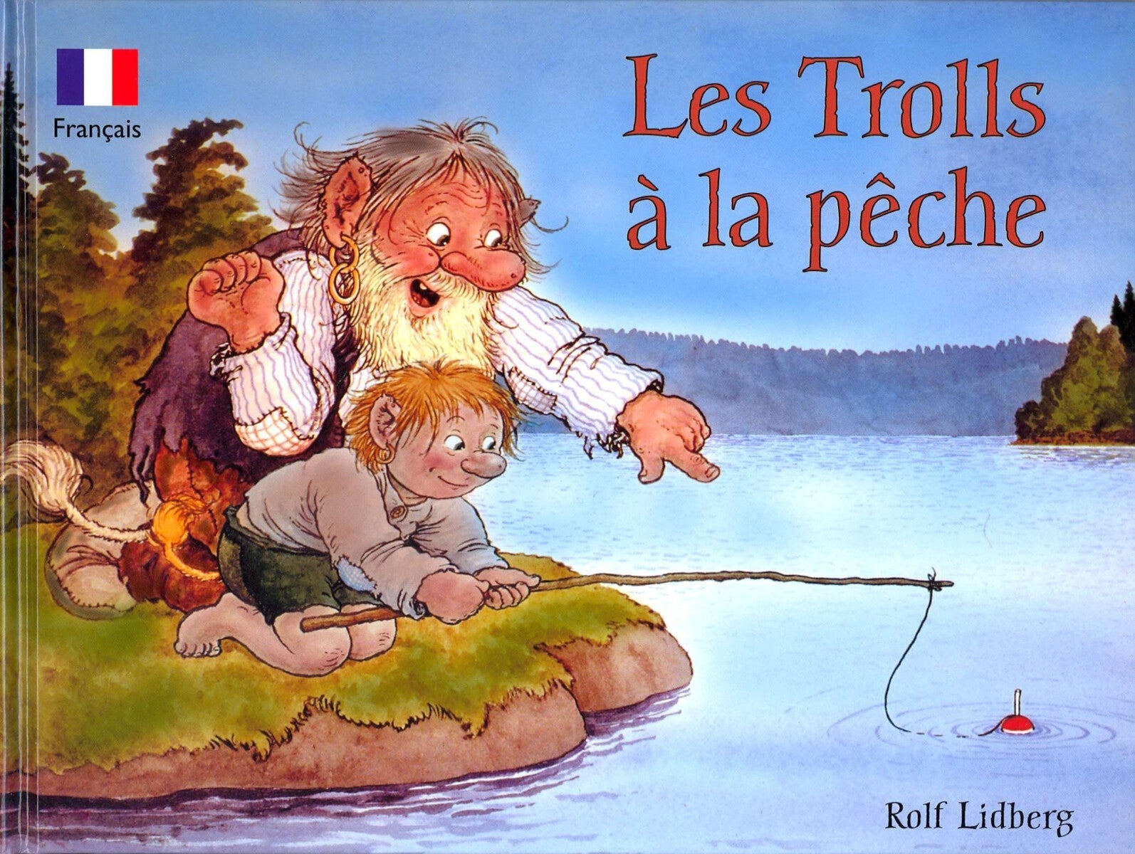 Trollene på fisketur fransk
