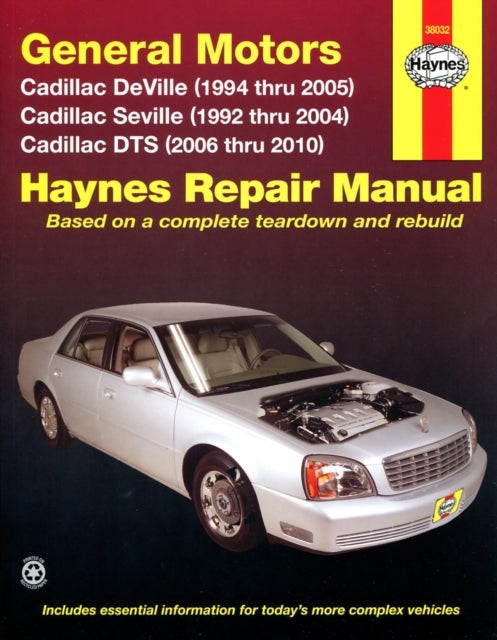 Cadillac DeVille (94-05), Seville (92-04), & DTS (06-10) Haynes Repair Manual (USA) - 2010