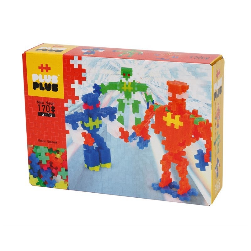 Plus Plus mini neon 170stk robots