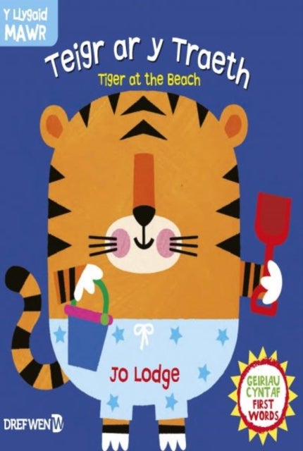 Cyfres y Llygaid Mawr: Teigr ar y Traeth / Tiger at the Beach - Tiger at the Beach