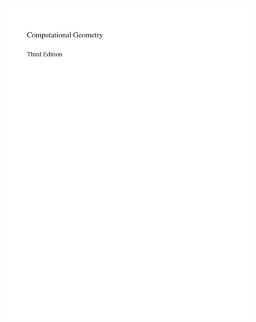 Computational Geometry - Algorithms and Applications