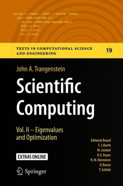 Scientific Computing - Vol. II - Eigenvalues and Optimization