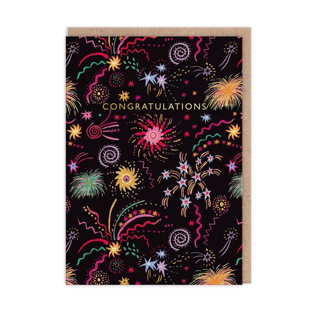 Kort Fireworks Congratulations