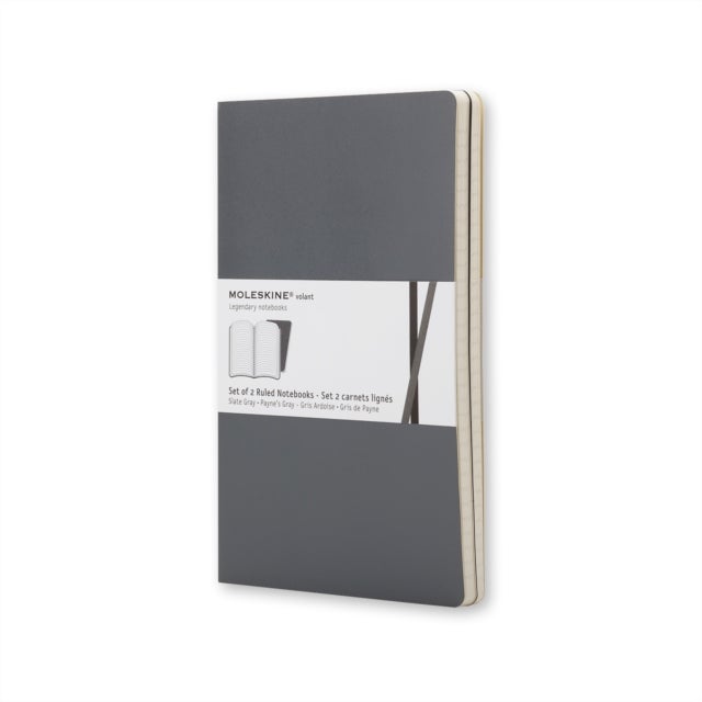 MOLESKINE NOTATBOK LINJERT GREY L (2)