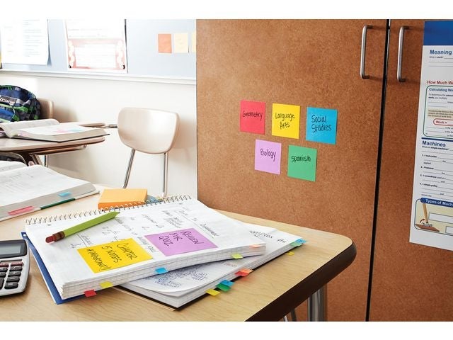 Notatblokk Post-It SSN 76x127 u.gul(12)