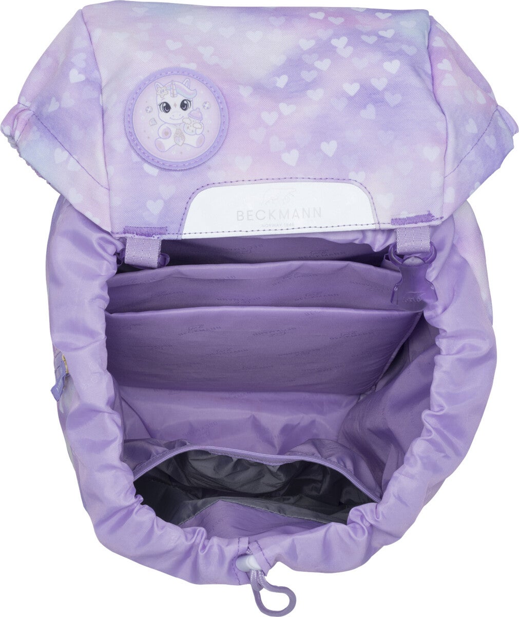 Skolesekk 1.kl Unicorn Princess Purple Classic Maxi 28L