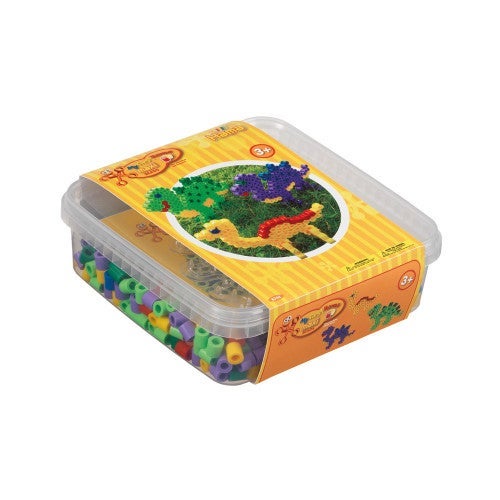 Hama Maxi Perler og Perleplate Eske 600 stk