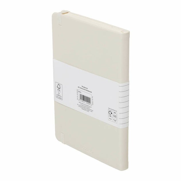 Notatbok Moderno Almond A5 Hard Linjer