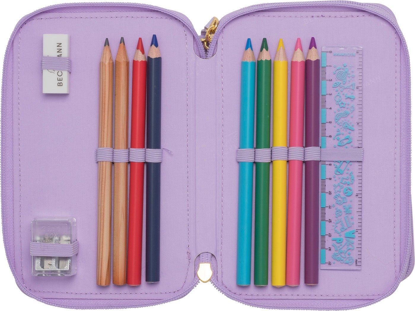 Pennal Unicorn Princess Purple Trelags m/innhold