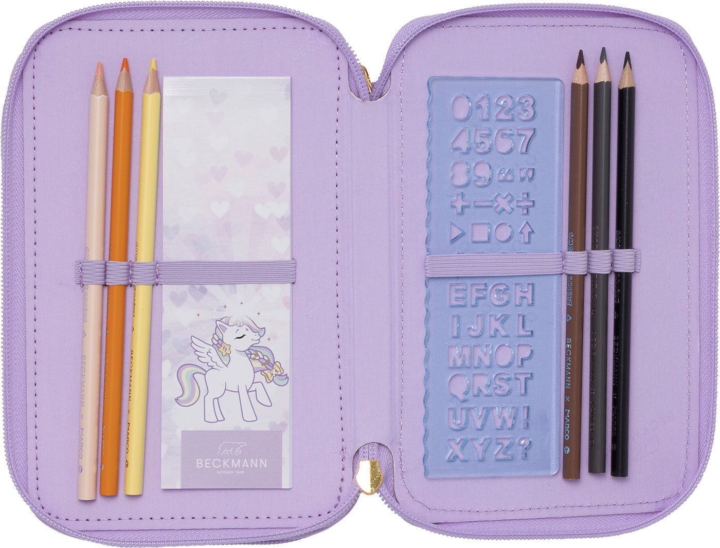 Pennal Unicorn Princess Purple Trelags m/innhold