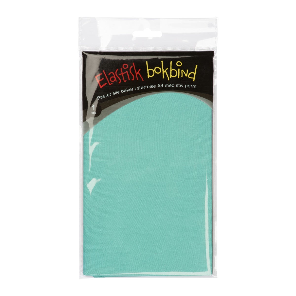 Bokbind Elastisk A4 m/bokmerke Turkis