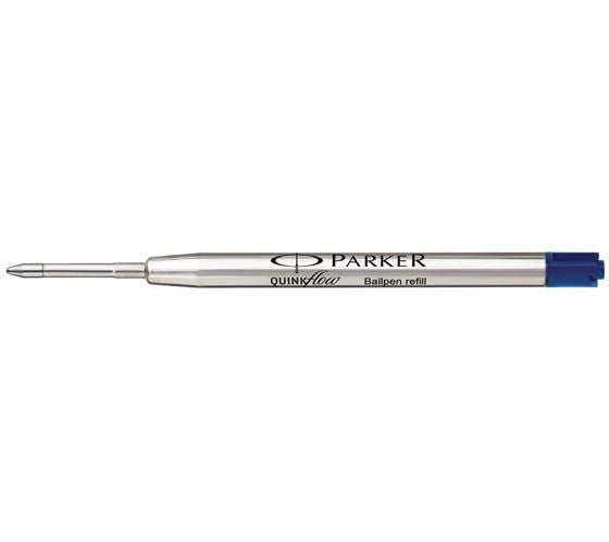 Parker Kulepennrefil Blå Medium Quink Flow - Blister