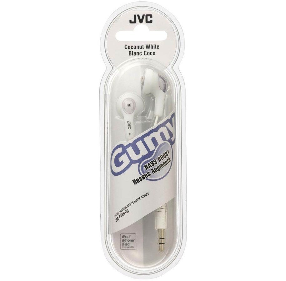 Øretelefoner gumy hvit jvc