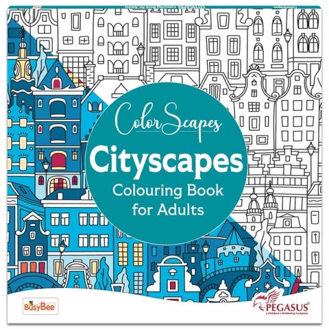 Cityscapes Colouring Book for Adults