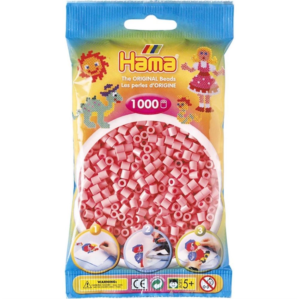 Hama Midi Perler 1000 Stk Rosa