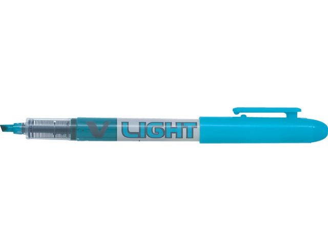 Tekstmarker Pilot V Liquid Light blå