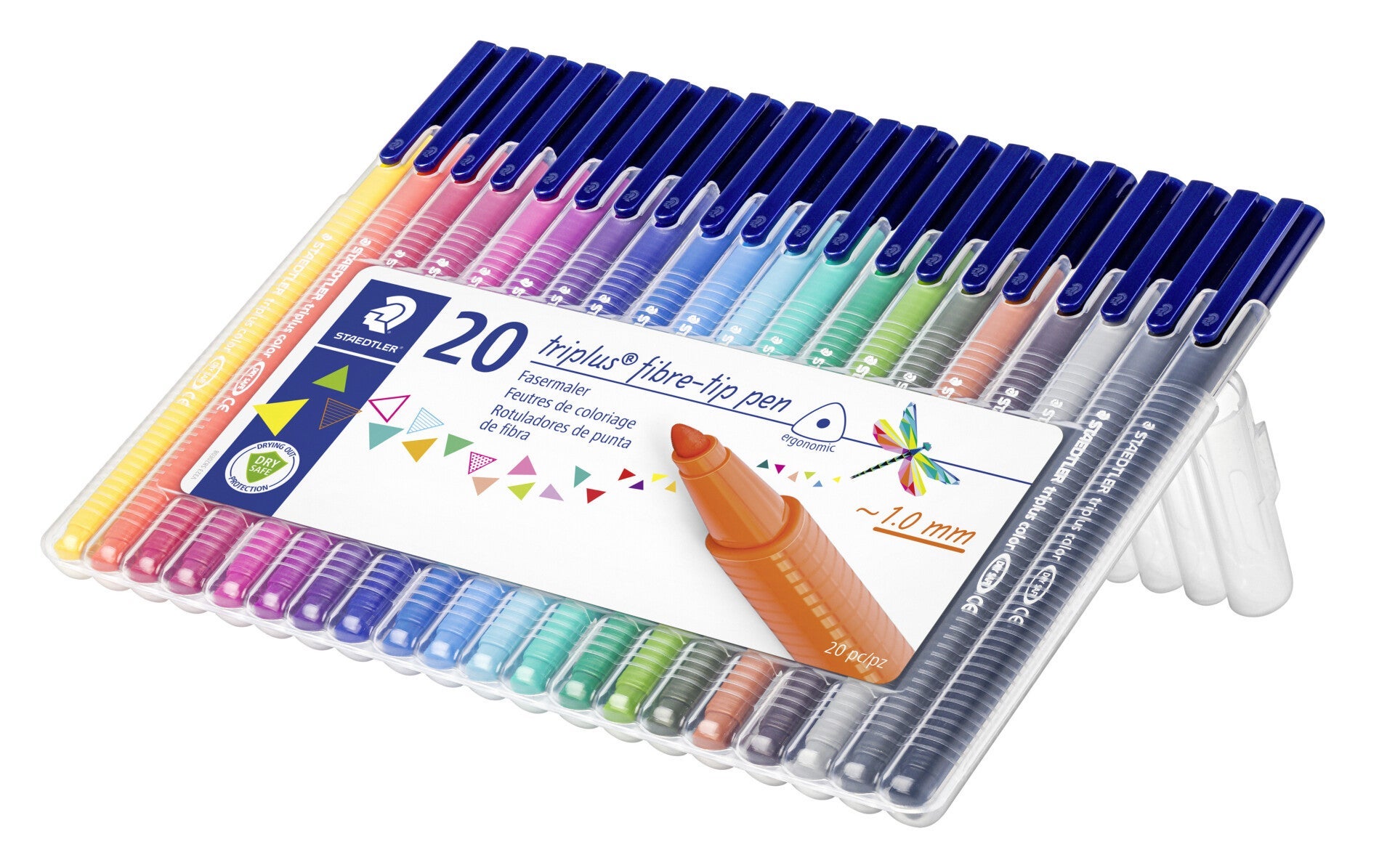 Fiberpenn Staedtler Triplus 1,0mm (20)
