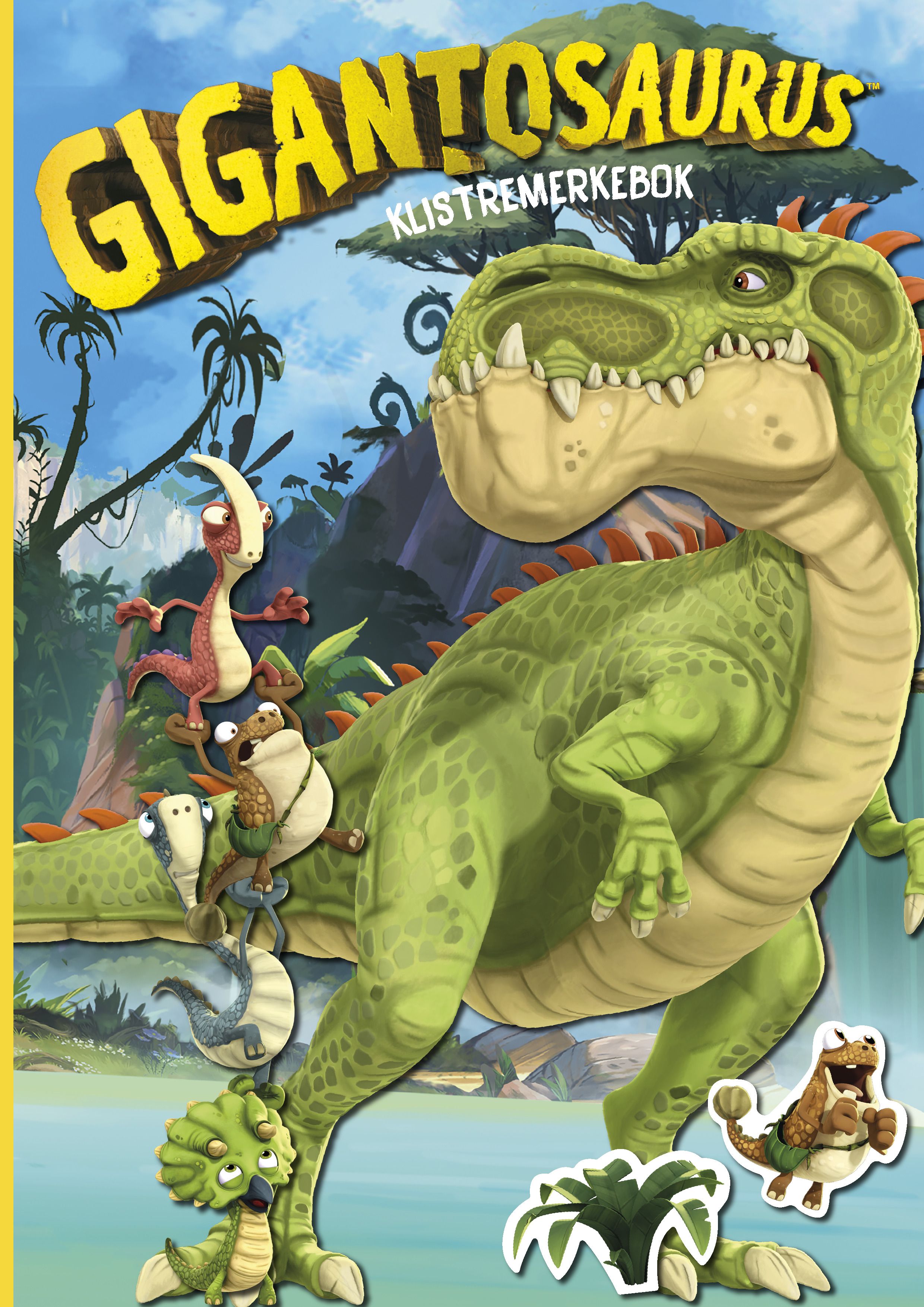 Gigantosaurus - klistremerkebok