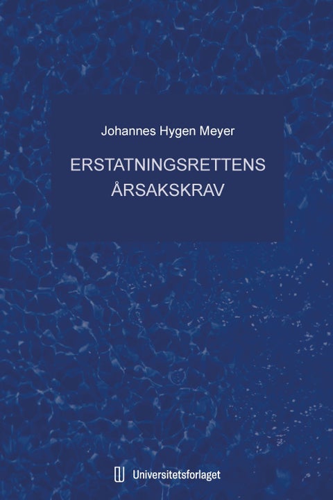 Erstatningsrettens årsakskrav