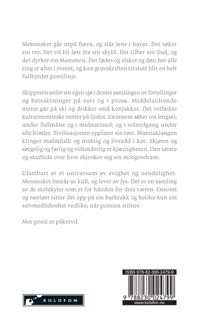 Mer poesi er påkrevd