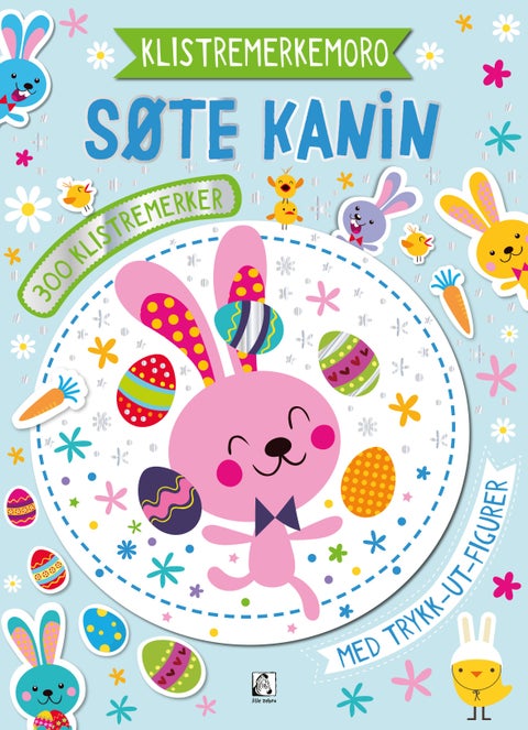 Søte kanin - klistremerkeaktivitetsbok